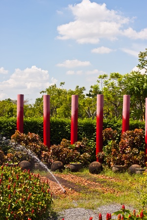 Recreation park in thailandの写真素材