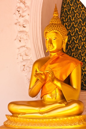 hand of Buddha statue in thailandの写真素材