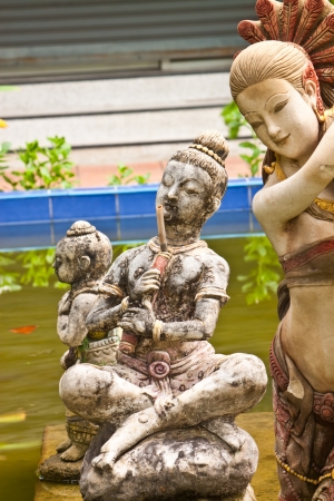 lovely woman statueの写真素材