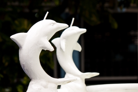 Dolphin statueの写真素材