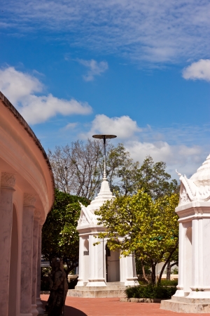 pagoda in thailandの写真素材