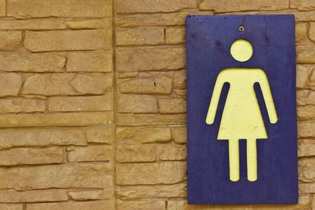 female toilet signの写真素材