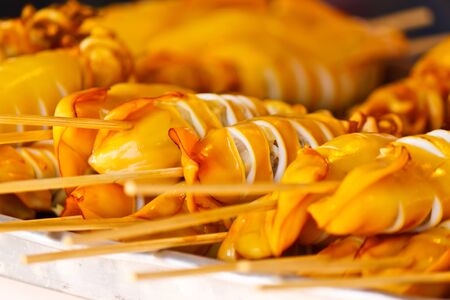 fried Squidの写真素材