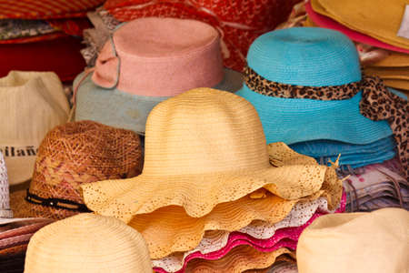 hat shopの写真素材