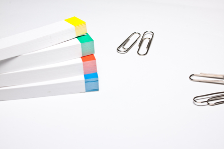 stationery on the paper
