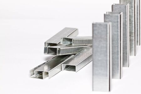 staples on the paperの写真素材