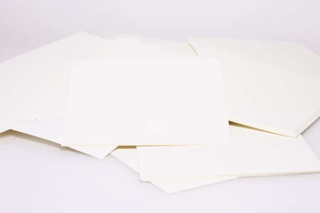 paper on white paper