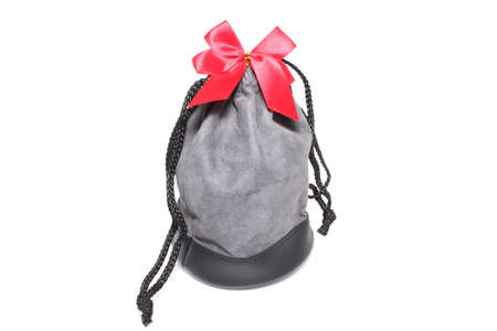 gift bag on white backgroundの写真素材