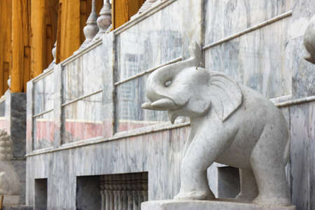 the elephant statueの写真素材