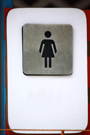 women toilet symbolの写真素材