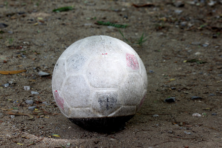old footballの写真素材