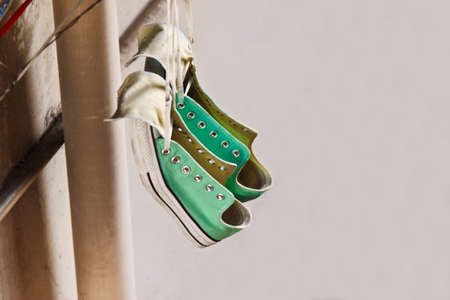 old sneakerの写真素材