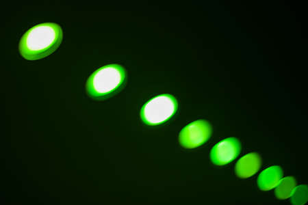 the green light glowの写真素材