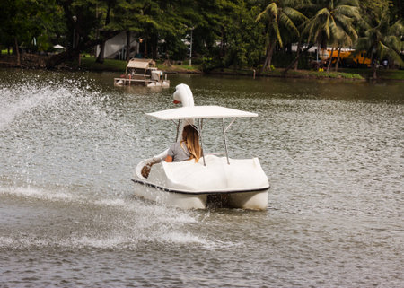 swan spin boat