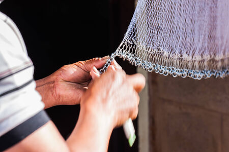 Hand-woven mesh