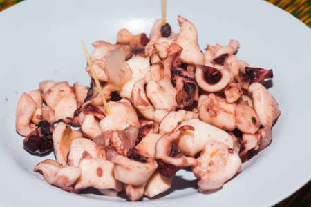 fried squidの写真素材