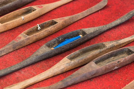 the wood boat equipment for loom