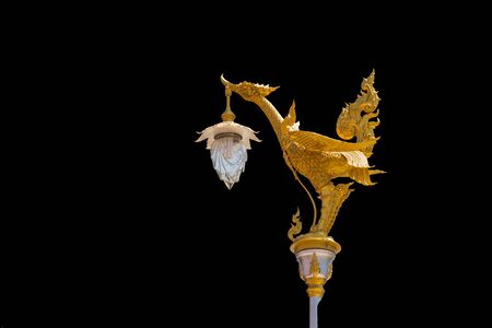 electricity post art of thailandの写真素材