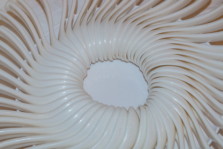 spoon on tableの写真素材