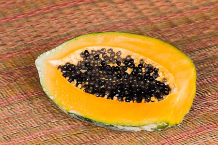 seeds of papayaの写真素材
