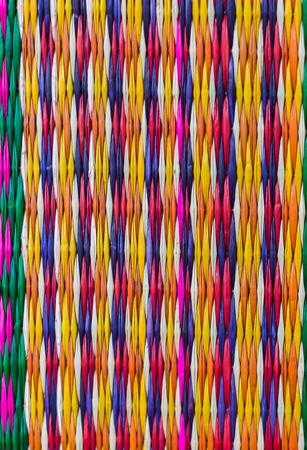 local mat made from papyrusの写真素材