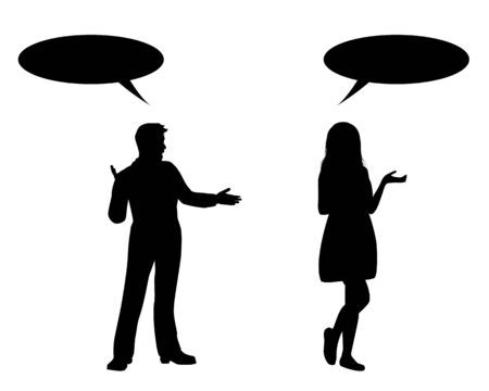 talk shape vector designのイラスト素材