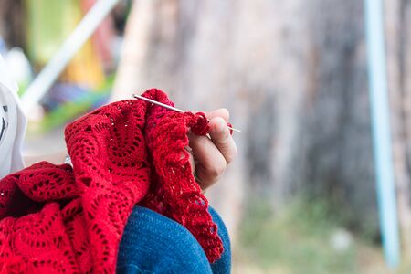 handwork by crochetの写真素材