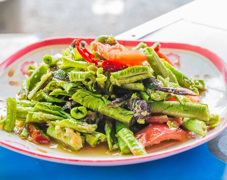long bean saladの写真素材