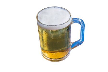 beer in glassの写真素材