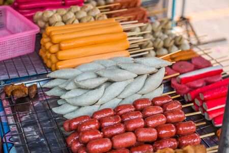 appetizer food in marketの写真素材