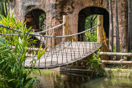 wood bridgeの写真素材