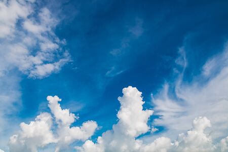 white cloud on skyの写真素材