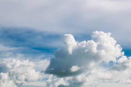 white cloud on skyの写真素材