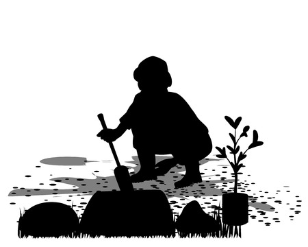 silhouette cartoon shape vector designのイラスト素材