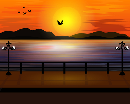 the view vector designのイラスト素材