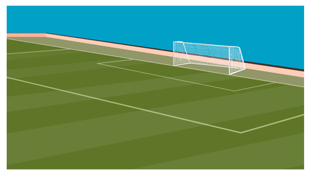 football field vector designのイラスト素材