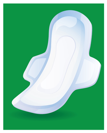 sanitary napkin vector designのイラスト素材