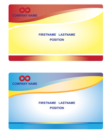 name card vector designのイラスト素材