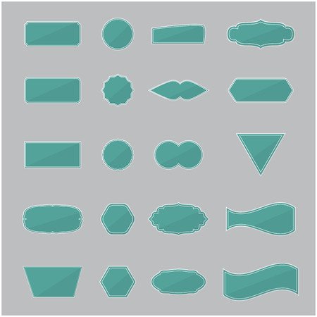 paper label vector designのイラスト素材