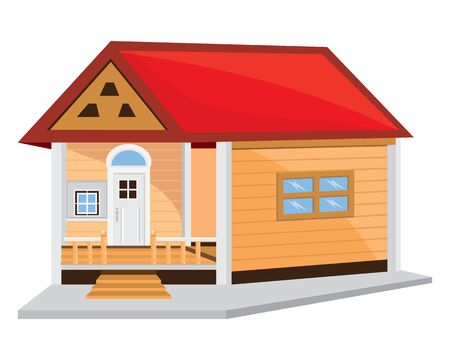 One story house vector designのイラスト素材