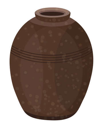 isolated jar on white background vector designのイラスト素材