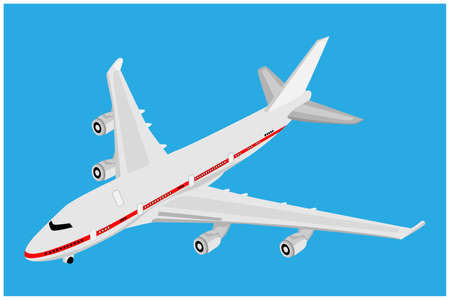isolated air plane vector designのイラスト素材