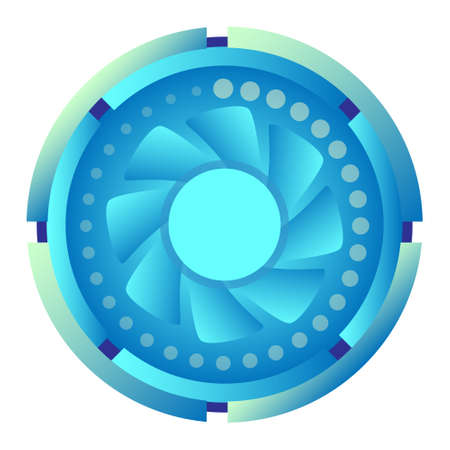 isolated vane on white background vector designのイラスト素材