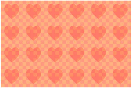 the heart paper background vector designのイラスト素材