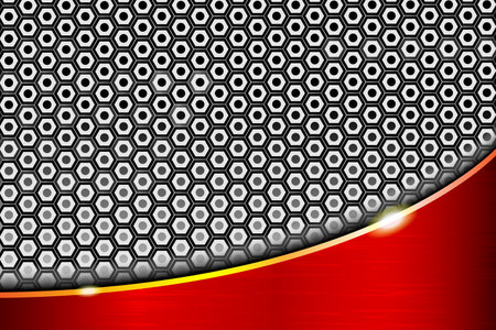 hexagon seamless texture background vector designのイラスト素材