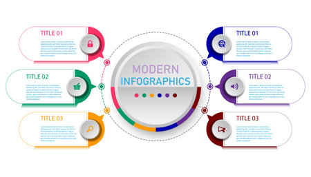 business infographic vector designのイラスト素材