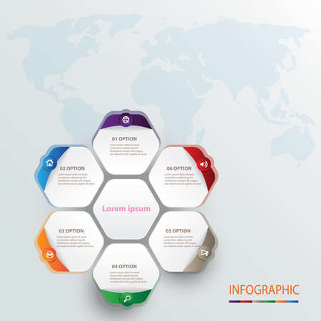 option infographic vector designの写真素材