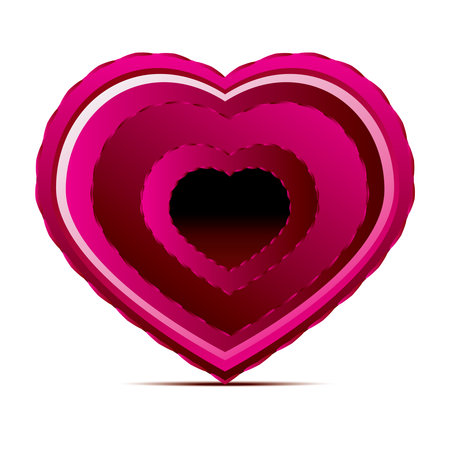 heart texture background vector designのイラスト素材