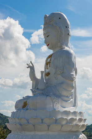 Big Guanyin at Huay Pla Kung temple, Chiang rai, Thailand.の写真素材