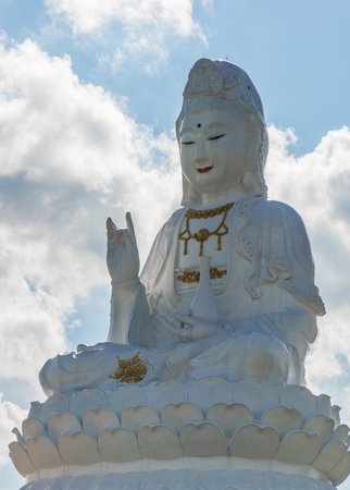 Big Guanyin at Huay Pla Kung temple, Chiang rai, Thailand.の写真素材
